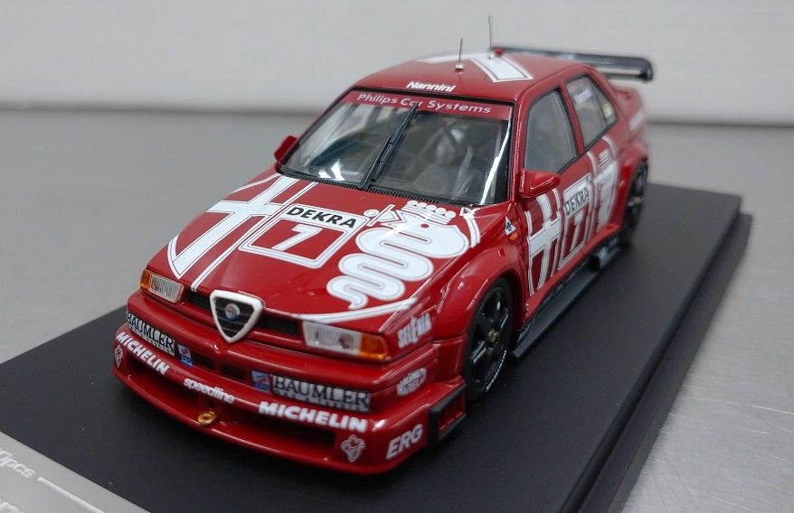カラーサンプル3 中古品 HPI モデルカーAlfaRomeo155V6TI(#7) 1993DTM No.8099囗T巛
