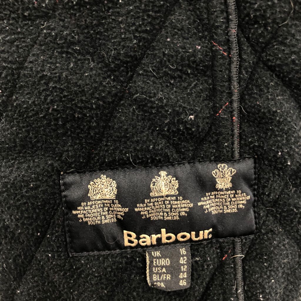 Barbour バブアー INTERNATIONAL インターナショナル キルティングジャケット レッド (レディース 12) 中古 古着 R0185