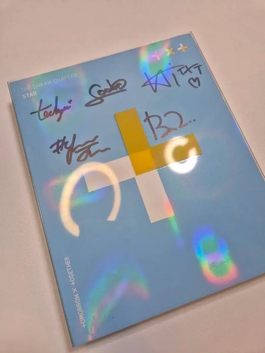 TXT （Tomorrow X Together） 全員直筆サイン入りCD＋写真＋