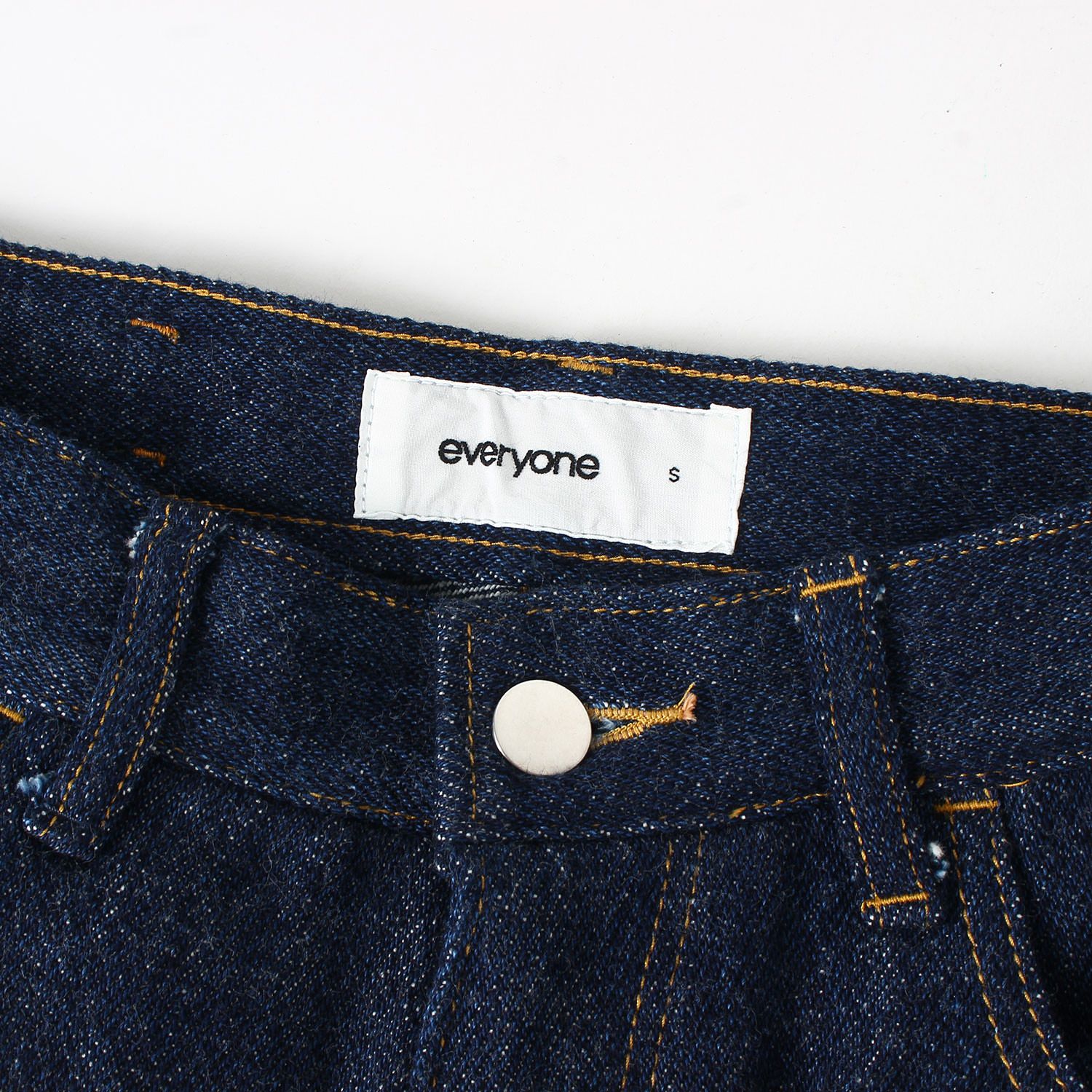 美品 everyone エブリワン パンツ サイズ:S 24SS ワイド ソフト デニム 
