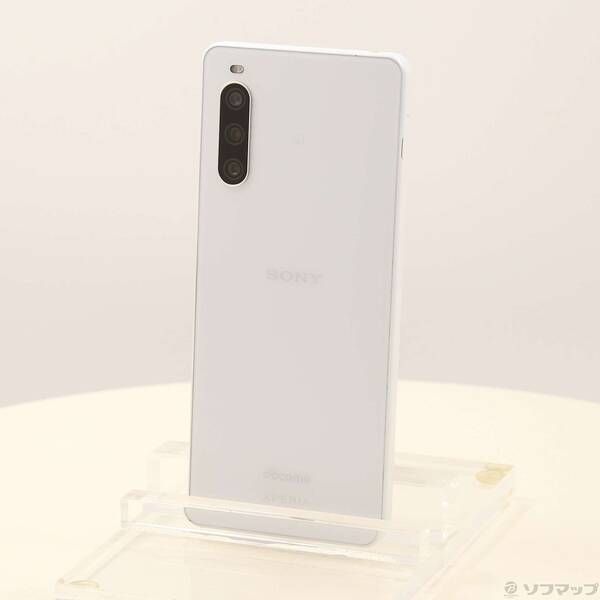 中古品〕 Xperia 10 IV 128GB ホワイト SO-52C docomo SIMフリー