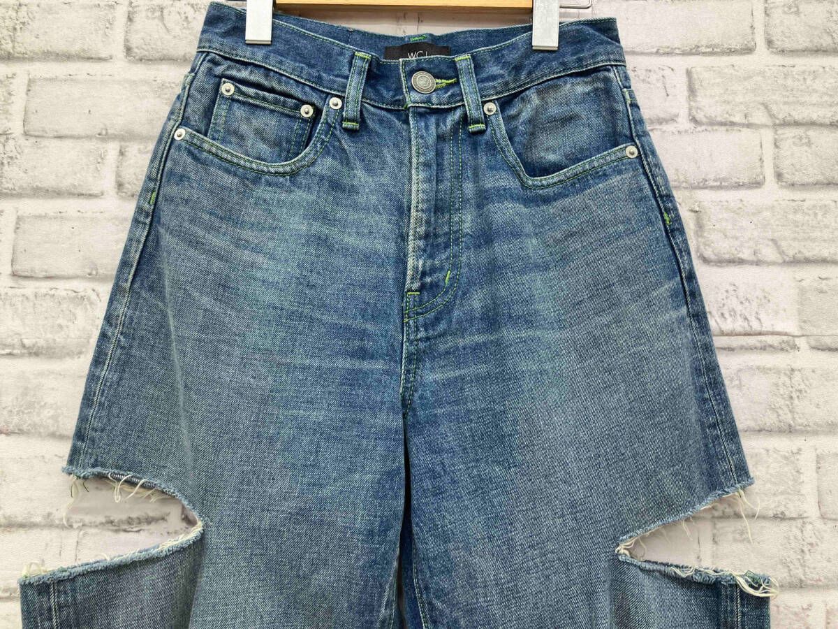 【値下げ】WCJ サイドカットデニム ブルー 25インチ 値下げ】WCJ サイドカットデニム ブルー 25インチ - メルカリ