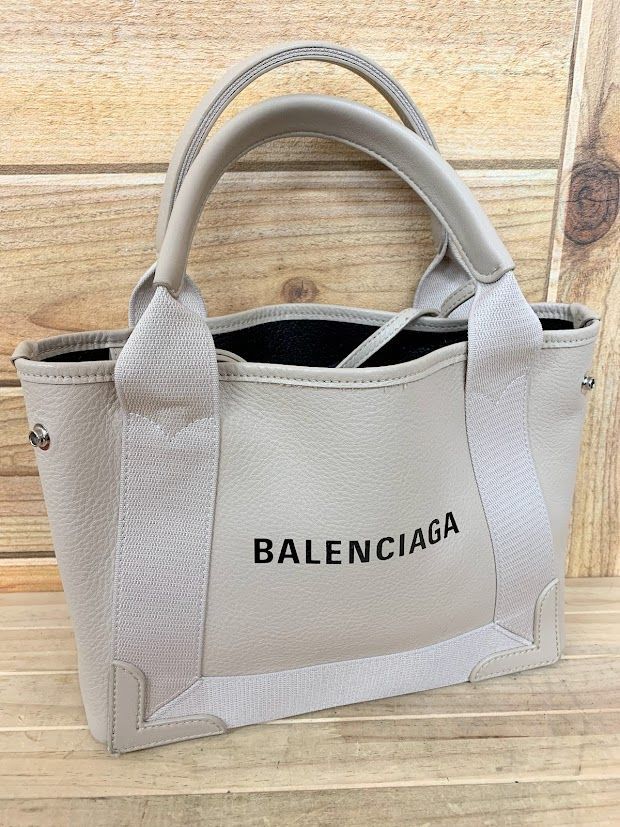 BALENCIAGA バレンシアガ　ミニボストンバッグ　キャンバス　ネイビー BALENCIAGA バレンシアガ バッグ BALECIAGA NAVY CABAS XS