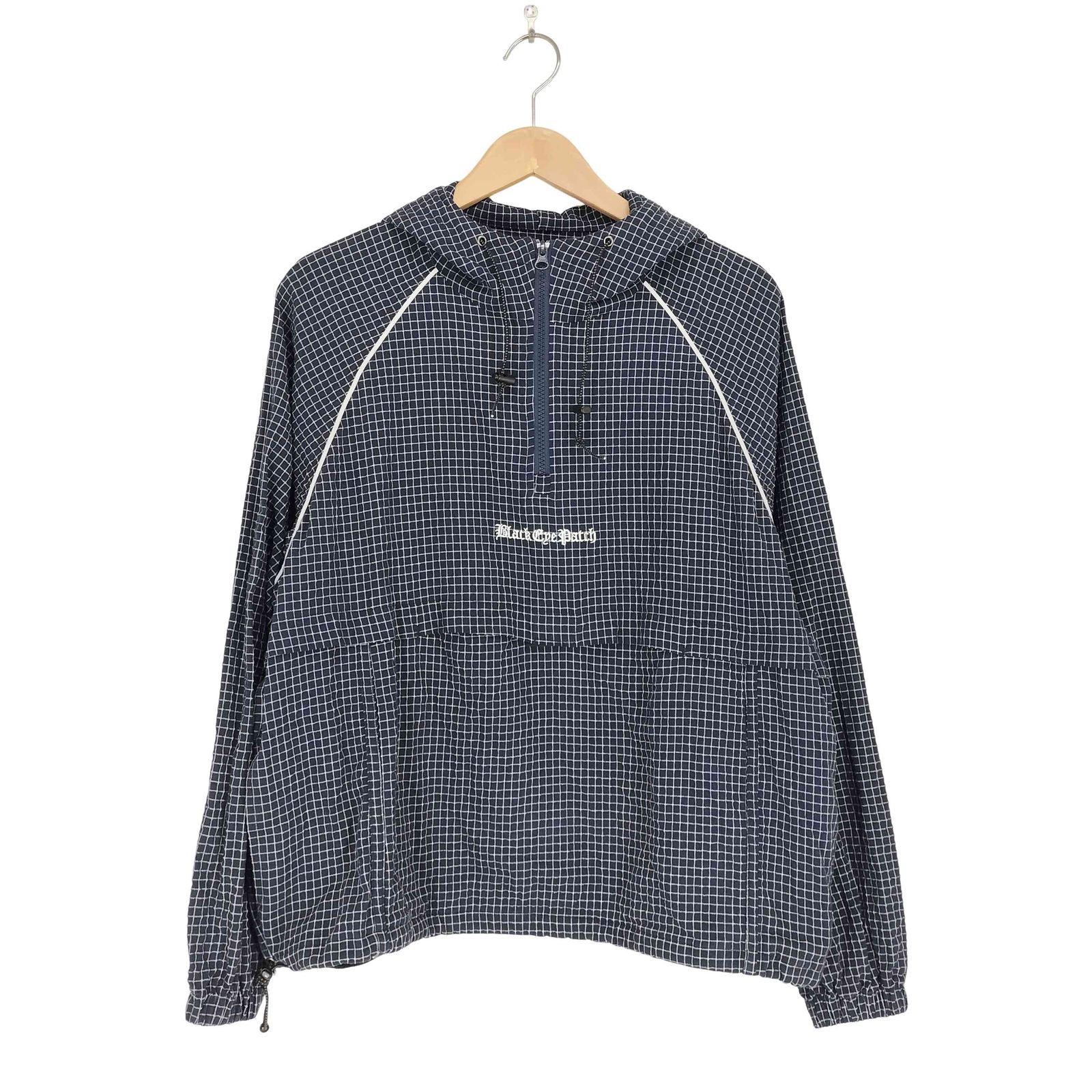 ザブラックアイパッチ THE BLACK EYE PATCH GRID PATTERENED OE LOGO ANORAK メンズ M