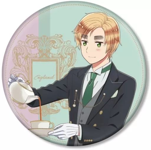 ピンズ　ヘタリア　axis powers　イギリス　切 手風ピンズ　バッジ 日丸屋秀和 『ヘタリア』 ぷくっとバッジコレクション イギリス