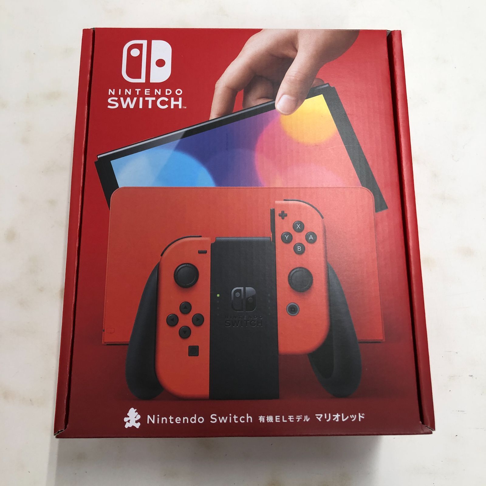 02m1670 Nintendo switch 本体 有機ELモデル マリオレッド 未使用品 