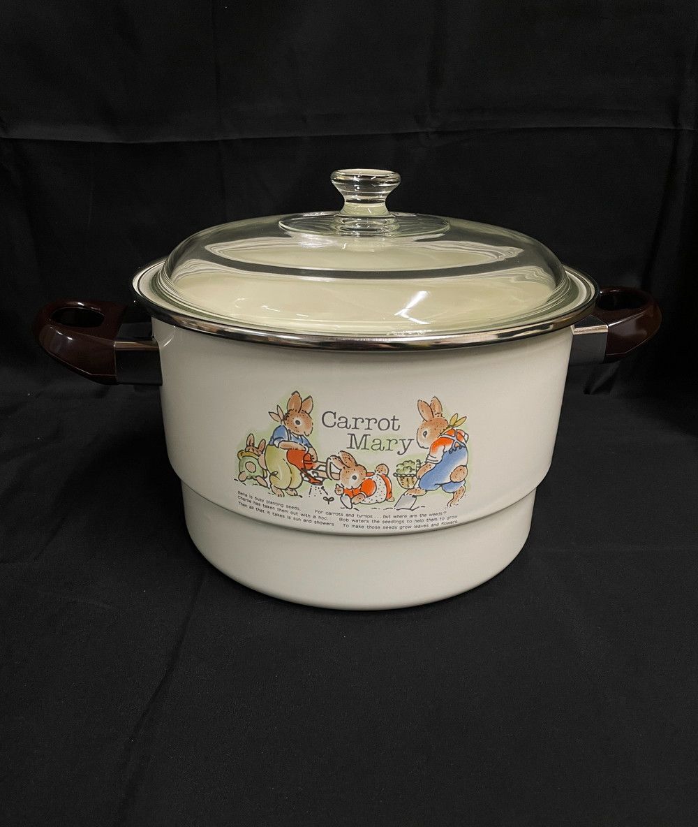 ホーロー片手鍋＆両手鍋セット 蒸し兼用茶碗蒸し椀