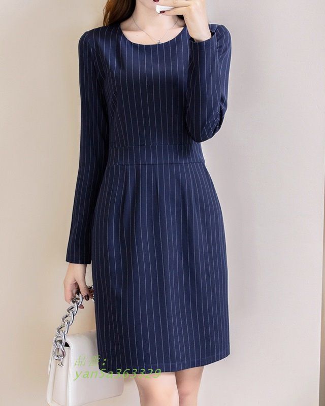 大きいサイズ フォーマル ワンピース 卒業式 ワンピース 母 卒園式 ママ ワンピース ワンピース フォーマルワンピース長袖 ストライプ 半袖 セレモニー yan5a363329