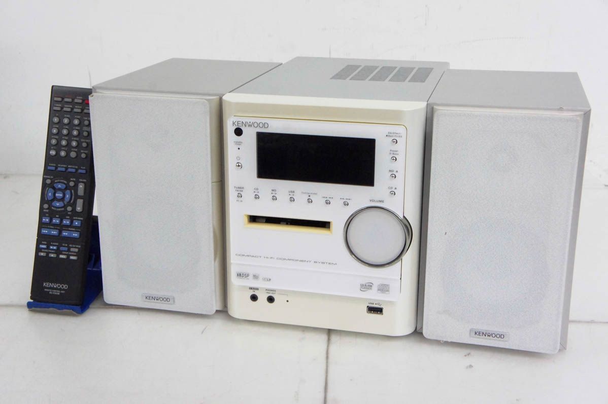 C KENWOODケンウッド CD|USBコンパクトHi-Fiシステム CD MD USB NDL-100MD ミニコンポ オーディオ