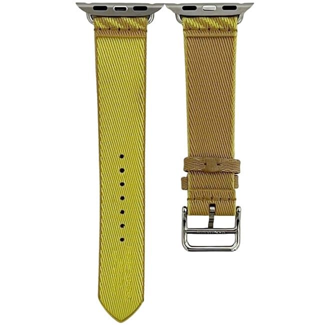 エルメス 替えブレス アップルウォッチ イエロー ベージュ ジャンピング