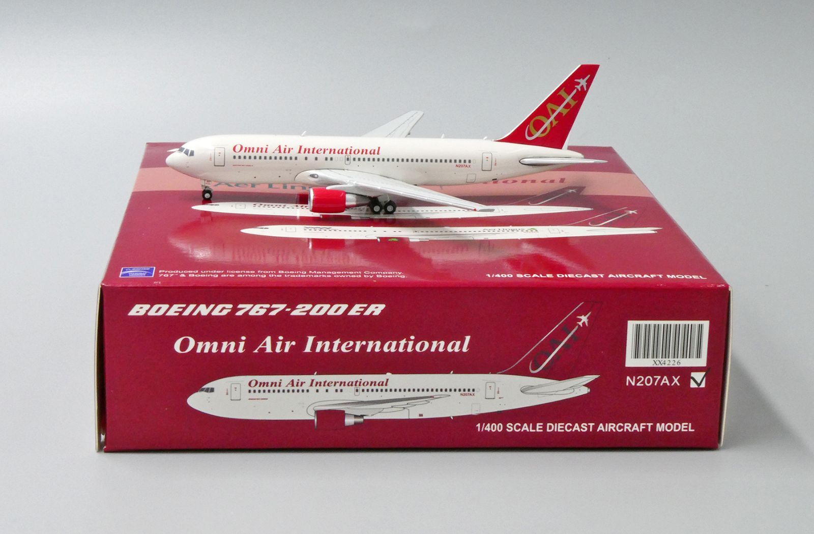 Jcwings オムニエア 767-200ER N207AX 1/400 - Aircraftmodels777