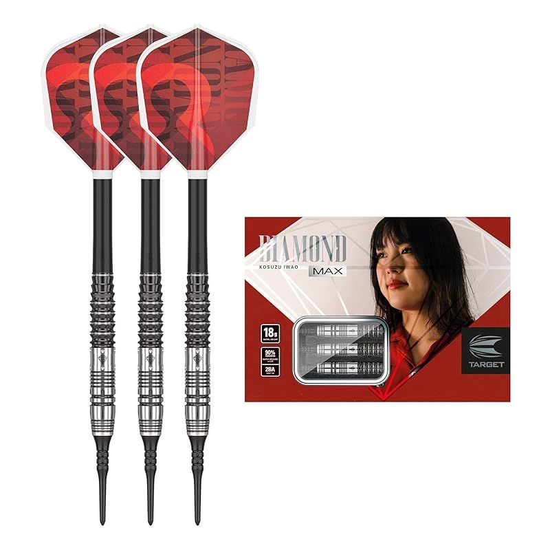 TARGET ターゲット PRIME SERIES DIAMOND MAX 90% 18G SOFT TIP シリーズ ダイアモンド マックス ソフトチップダーツ 1