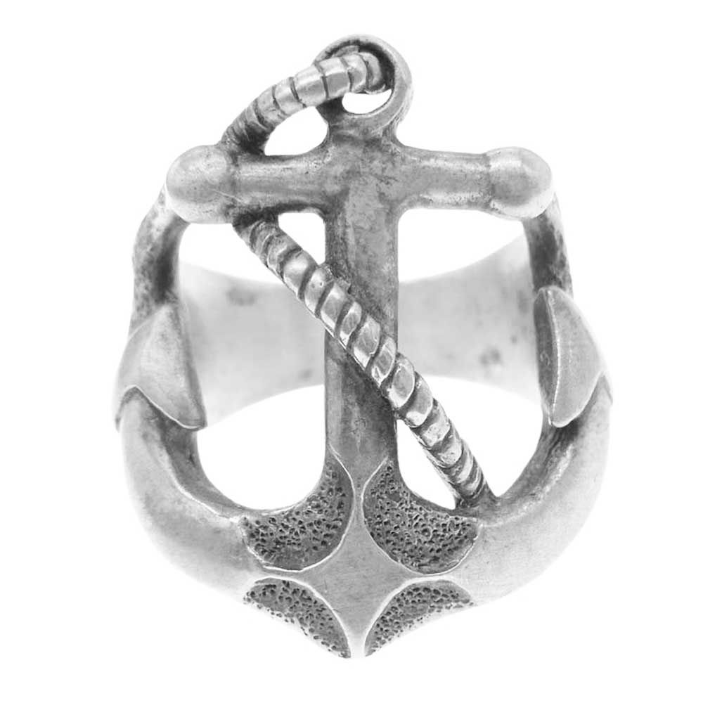 ドッグステイト DOG STATE Anchor Ring アンカー リング シルバー系 22.5号【中古】