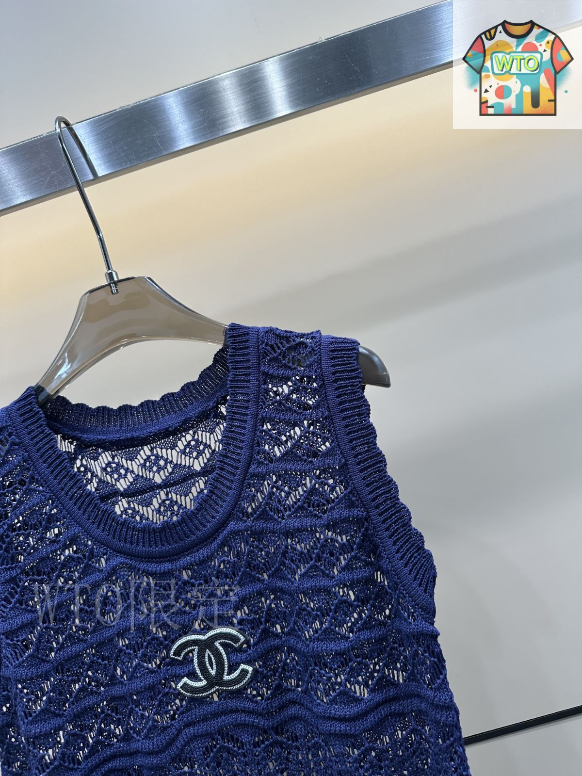 ♦最終！売り切り大幅値下げ！シャネルWOOLベスト！ ♦価格交渉可能! 今日特価】Chanel 2025 夏季新款 透かし彫りダブル C ニット