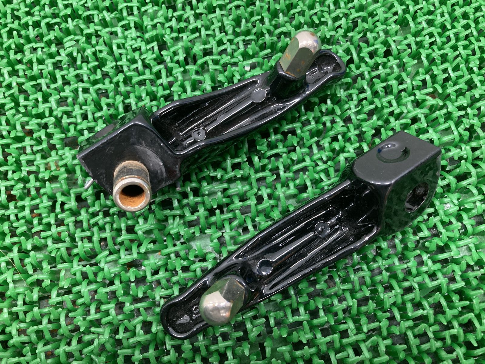 ZX-6R ステップペグ 左右 社外 中古 バイク 部品 ZX6RR ZX10R ZX