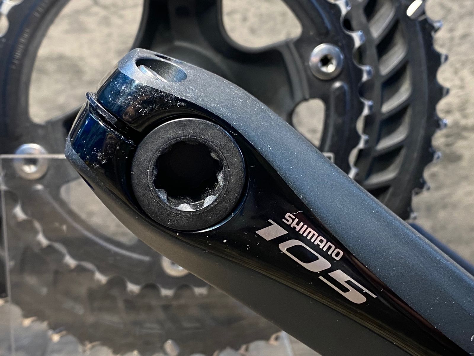 IX087 シマノ SHIMANO 105 FC-5800 クランクセット 172.5mm 50