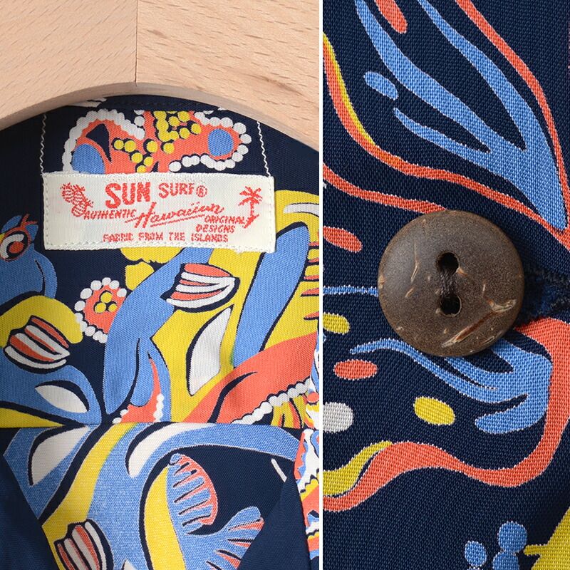 サンサーフ デッドストック 新品 SS38037 アロハシャツ OCEAN