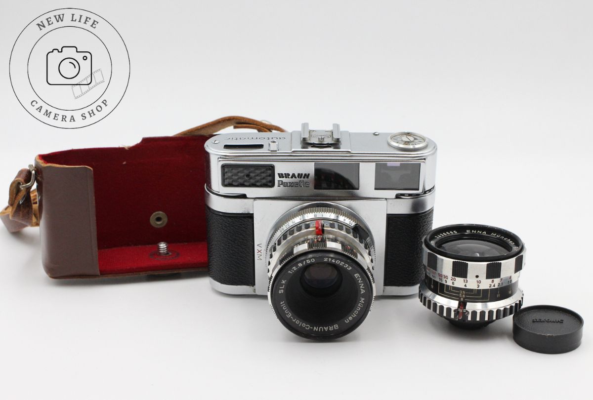 希少 Braun Paxette2台＋3本レンズ 美品セット 値下げ◇稀少☆Braun Super Paxette 35mm Rangefinder Film Camera