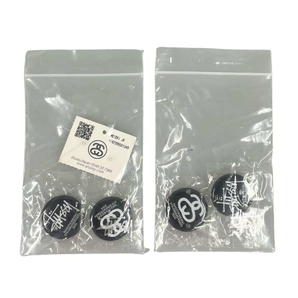 レア セット！ STUSSY BIBLE & 缶バッジ2004 & 2006 非売品 レア STUSSY缶バッジセット OLDデッドストック - メルカリ