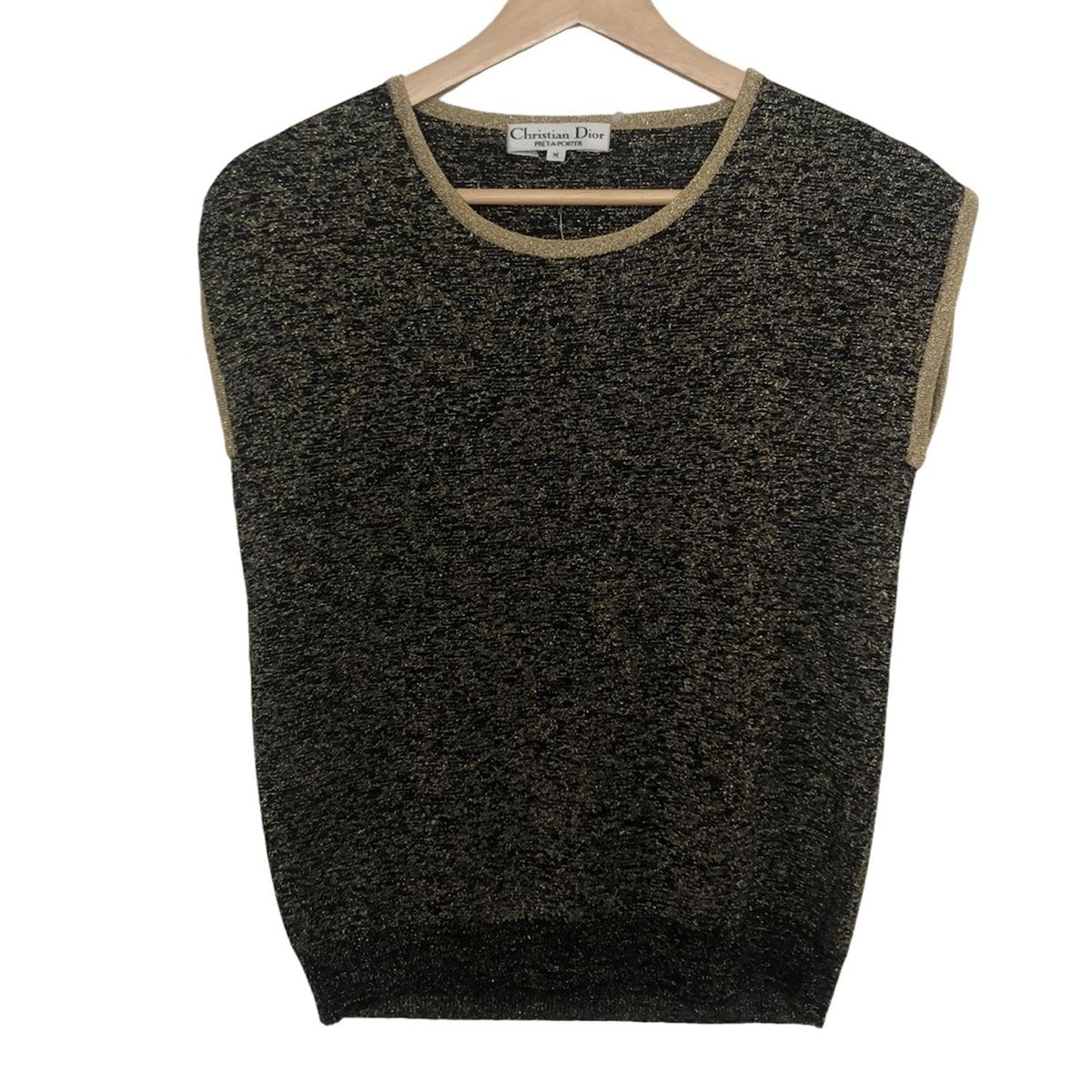 Christian Dior ノースリーブニット XL ディオール/クリスチャンディオール ノースリーブセーター