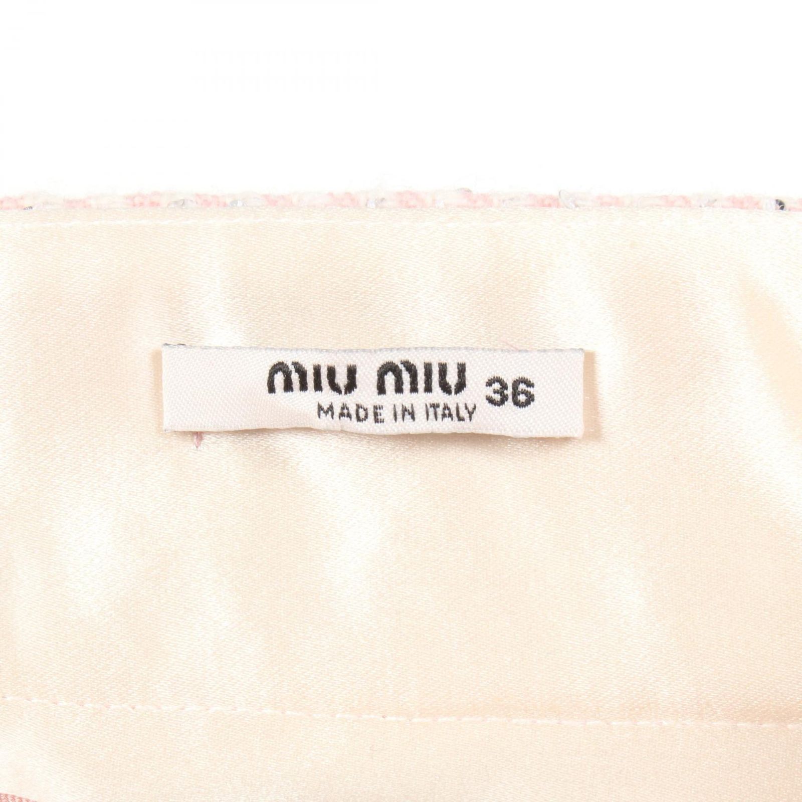 ミュウ ミュウ Miu Miu スカート ツイード MG17671Y8W ウール