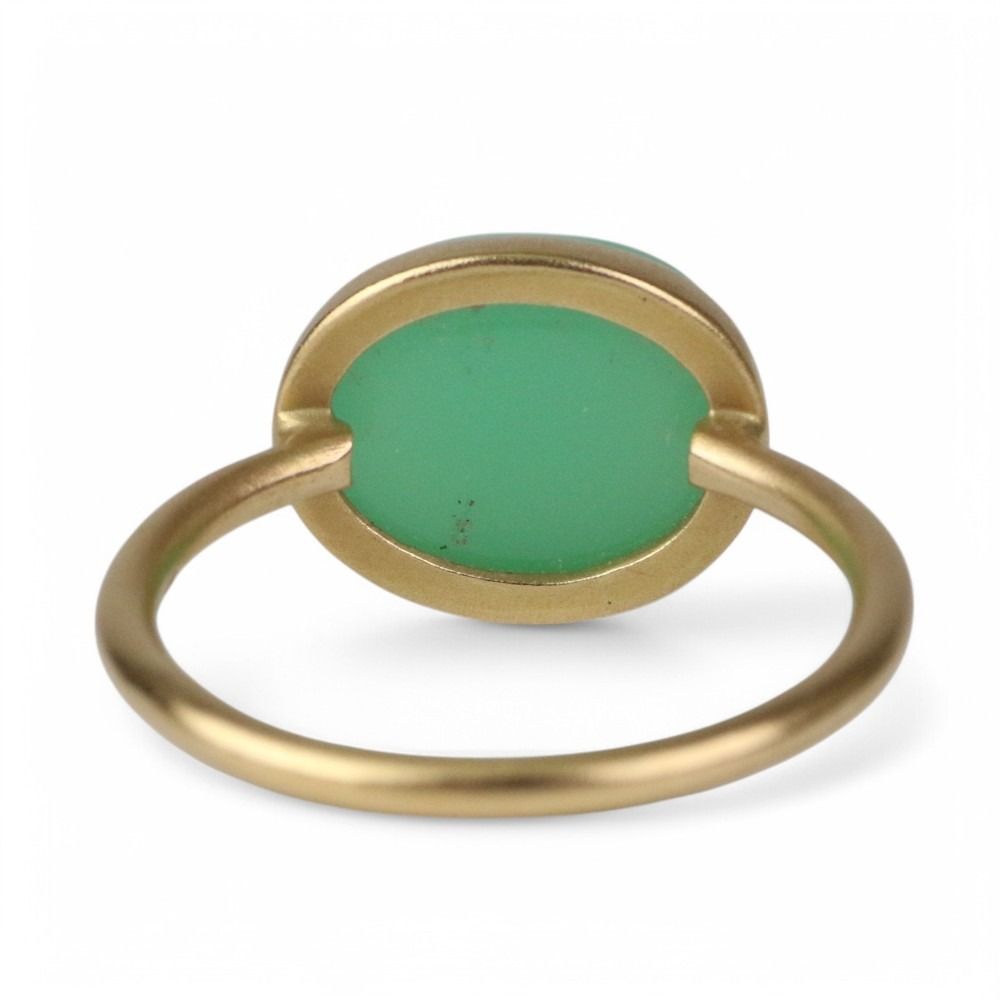 美品 MARIHA マリハ アースドロップス クリソプレーズ リング 指輪 750  