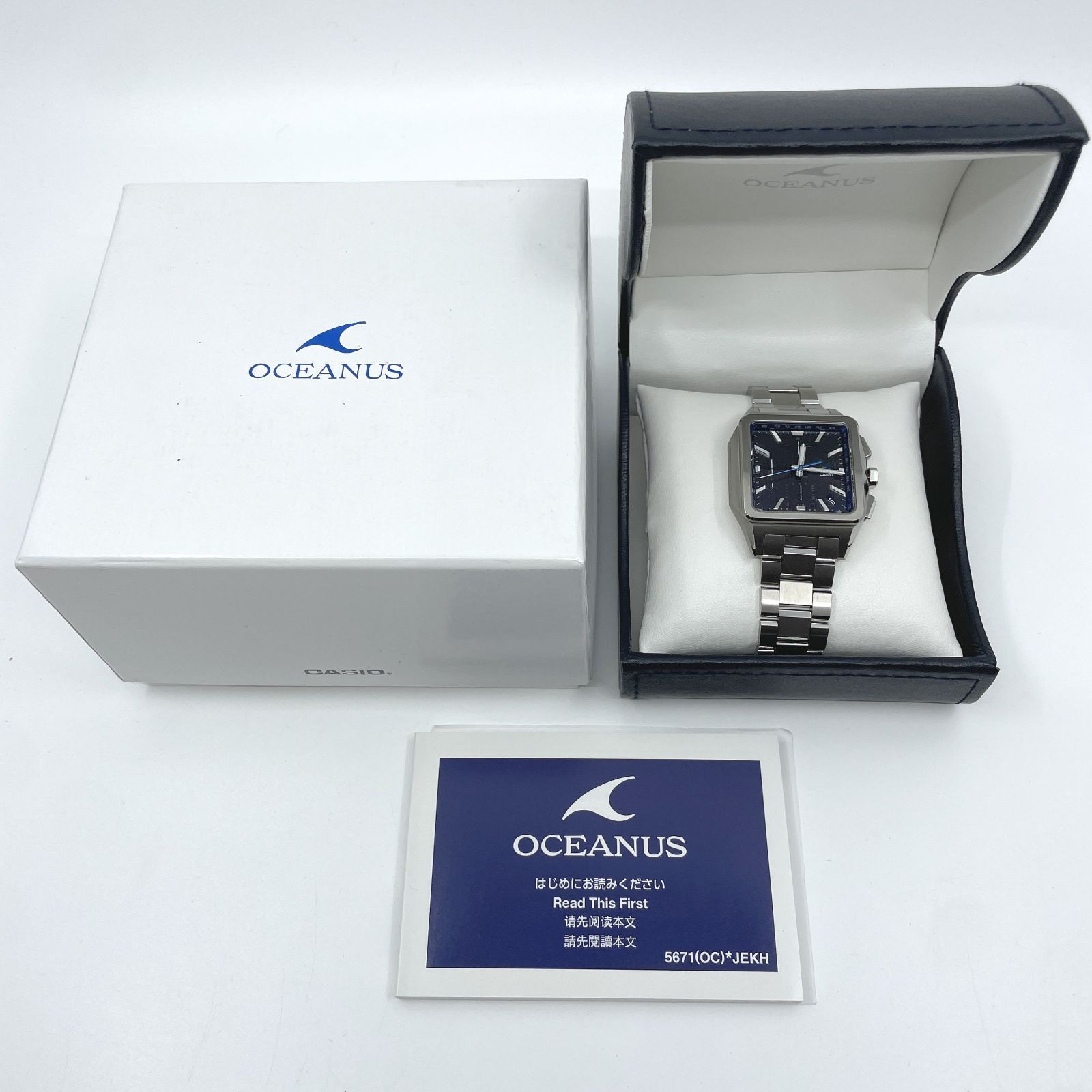 美品】CASIO カシオ オシアナス クラシックライン OCW-T5000 ブラック 