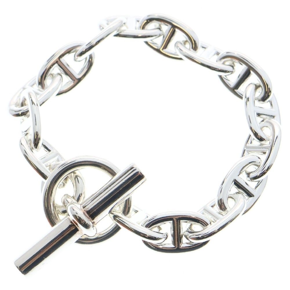 【新品未使用】HERMES CHAINE D'ANCRE ブレスレット　ＭＭ15 HERMES(エルメス) Chaine d'Ancre MM シェーヌダンクルMM 15コマ