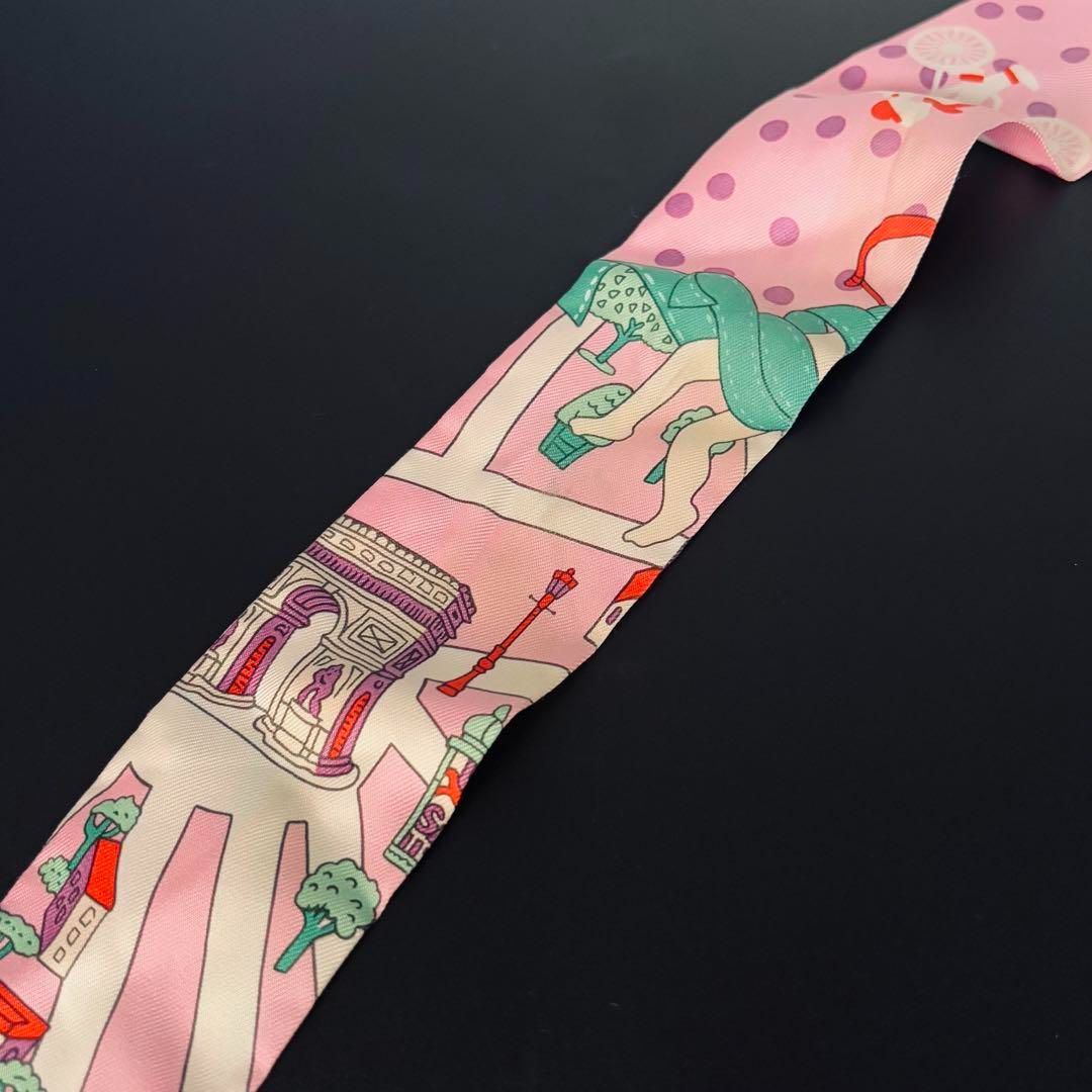 美品 エルメス ツイリー スカーフ 新パリの恋人たち シルク エッフェル塔 美品 エルメス HERMES ツイリー スカーフ 新パリの恋人たち