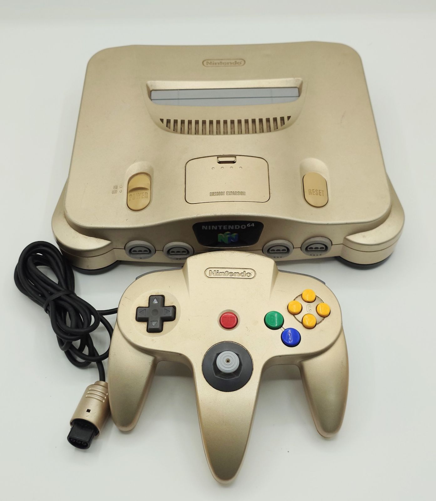 任天堂64 NINTENDO64 ゴールド 動作 済み