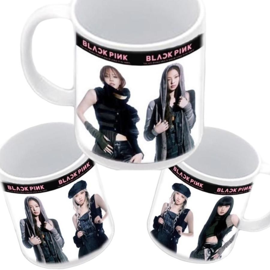 BLACKPINK ブラックピンク 陶器製 マグカップ 韓流 グッズ cb147-1