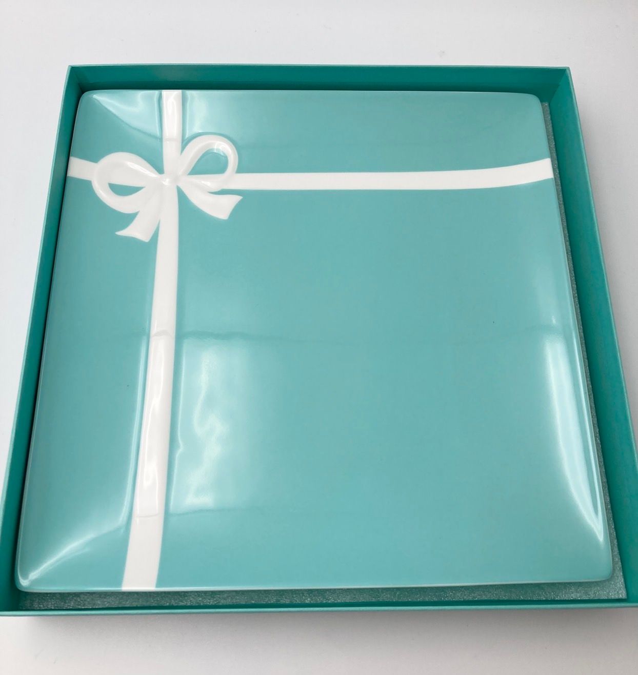 Tiffany&Co ティファニー ブルーボックス スクエアプレート 2点 セット