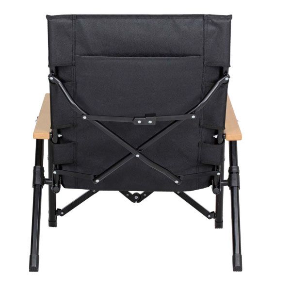 キャプテンスタッグ CSブラックラベル ロースタイルコンフォートチェア リクライニング付 UC-1831 イス 折りたたみ おしゃれ 黒 OLIVEOS_COM_TR