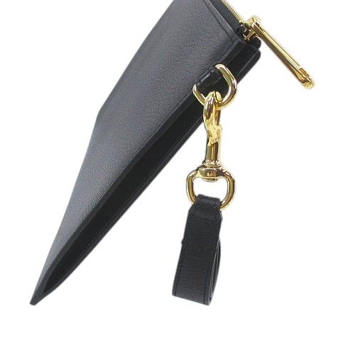 全国送料無料! グッチ GUCCI ホースビット クラッチバッグ ゴールド金具 700524 ブラック 黒系 レザー イタリア製