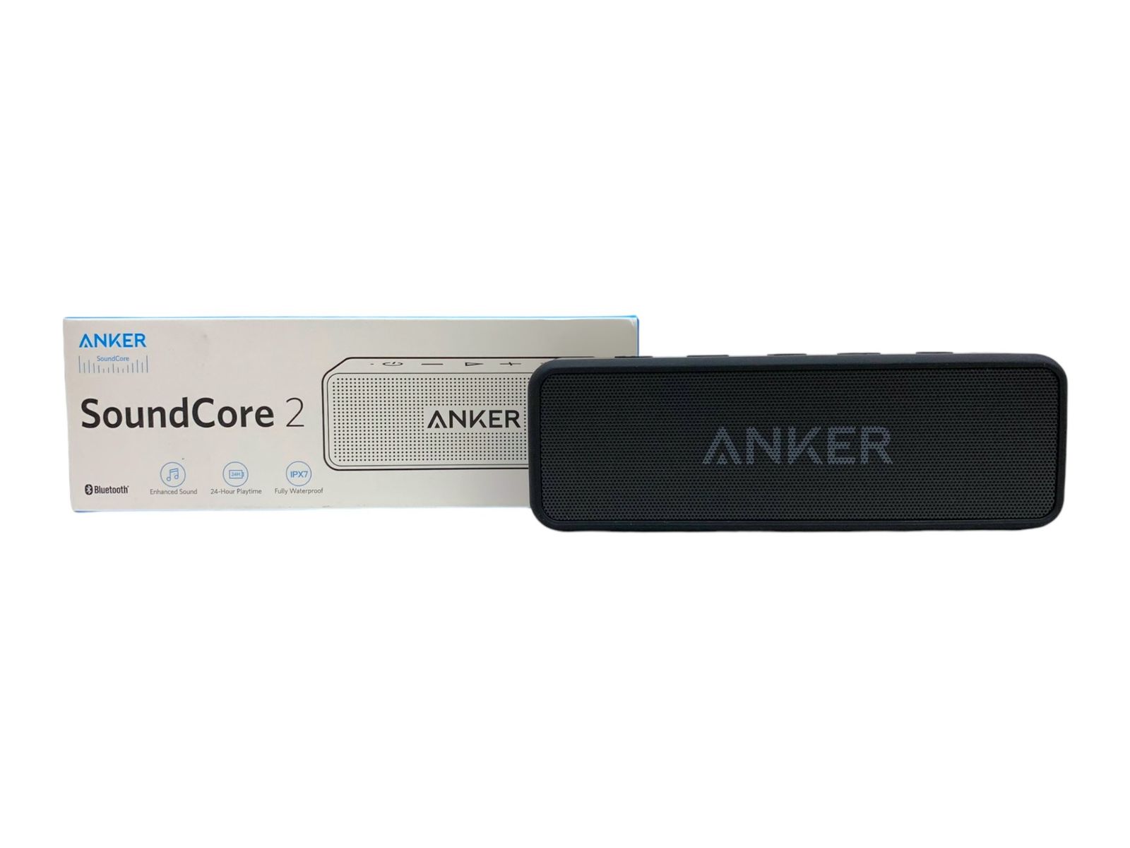 ANKER (アンカー) SoundCore2 ワイヤレススピーカー A3105 ブラック 黒 家電/091