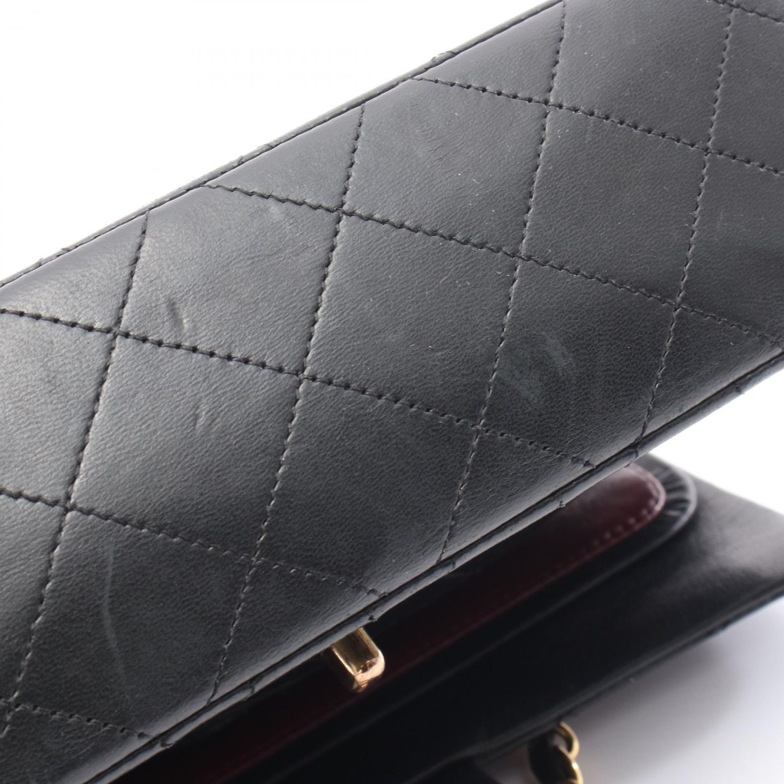 シャネル CHANEL ショルダーバッグ マトラッセ Wフラップ A01113 