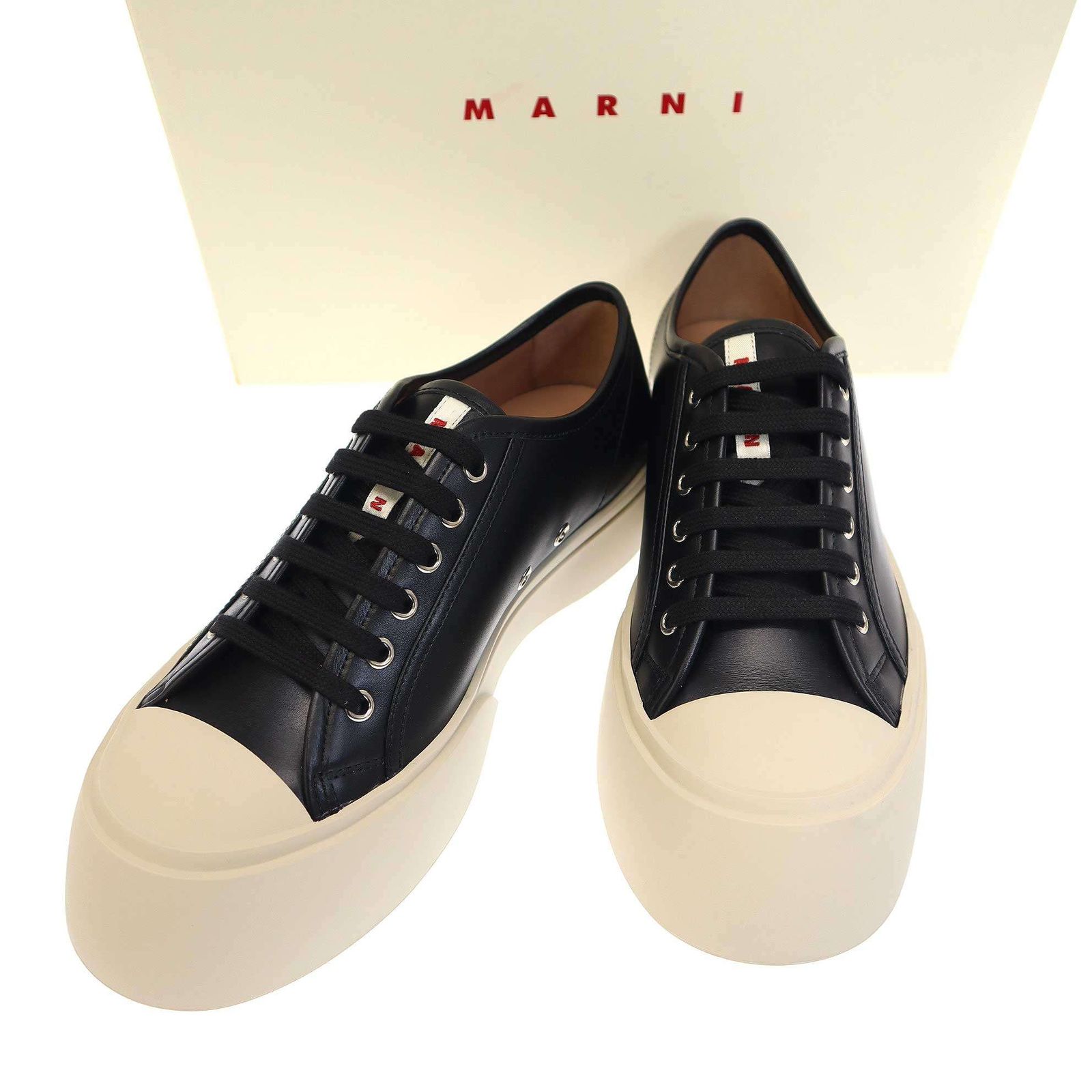 MARNI マルニ 24SS PABLO レースアップスニーカー SNZU002002 ブラック 