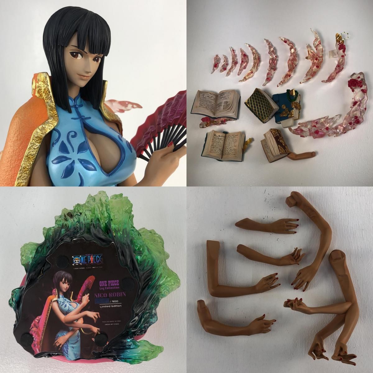 ワンピース 立体アート ニコ・ロビンと狼 木製フレーム 中古 Unique Art Studio | ユニークアートスタジオ フィギュア