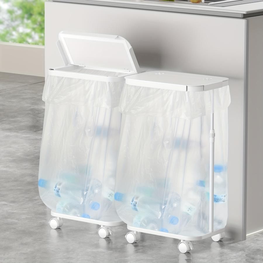 3つセット YAMAZEN フィレッテ fillete ブラック ゴミ箱45L フィレッテ