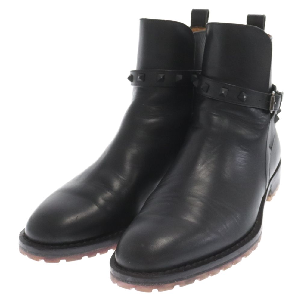 VALENTINO (ヴァレンチノ) Rockstud Leather Chelsea Boot ロック
