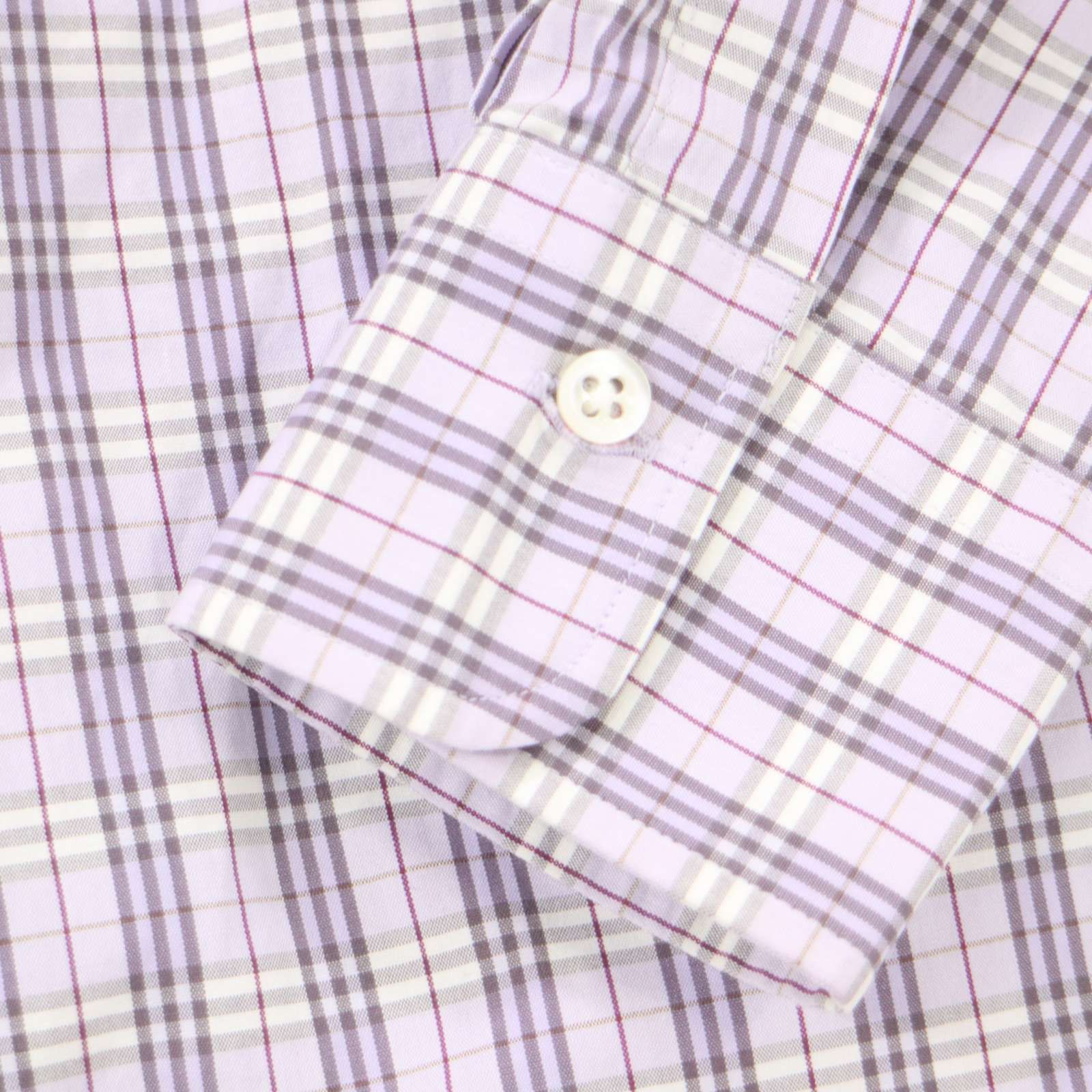 BURBERRY LONDON ボタンダウン長袖シャツ ノバチェック ホワイトL BURBERRY LONDON ボタンダウン長袖シャツ ノバチェック ホワイトL