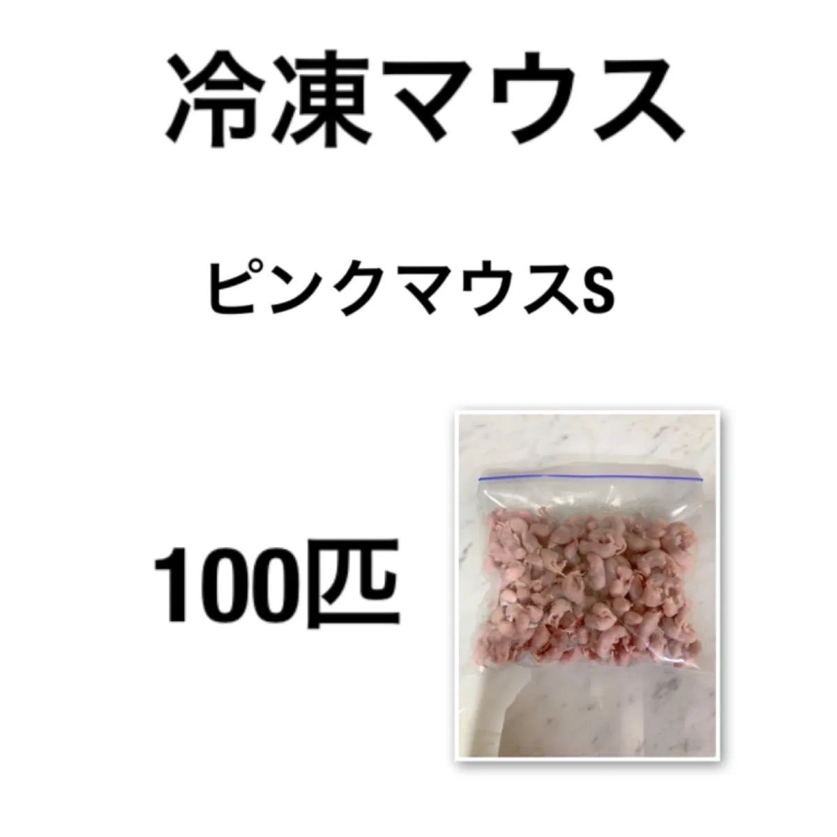 国産冷凍マウス アダルトL 30匹 - 爬虫類・両生類のエサ