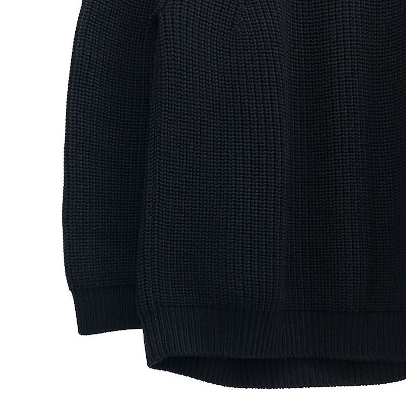 BATONER / バトナー | ウール 5G 片畦 タートルネック ニット | 3