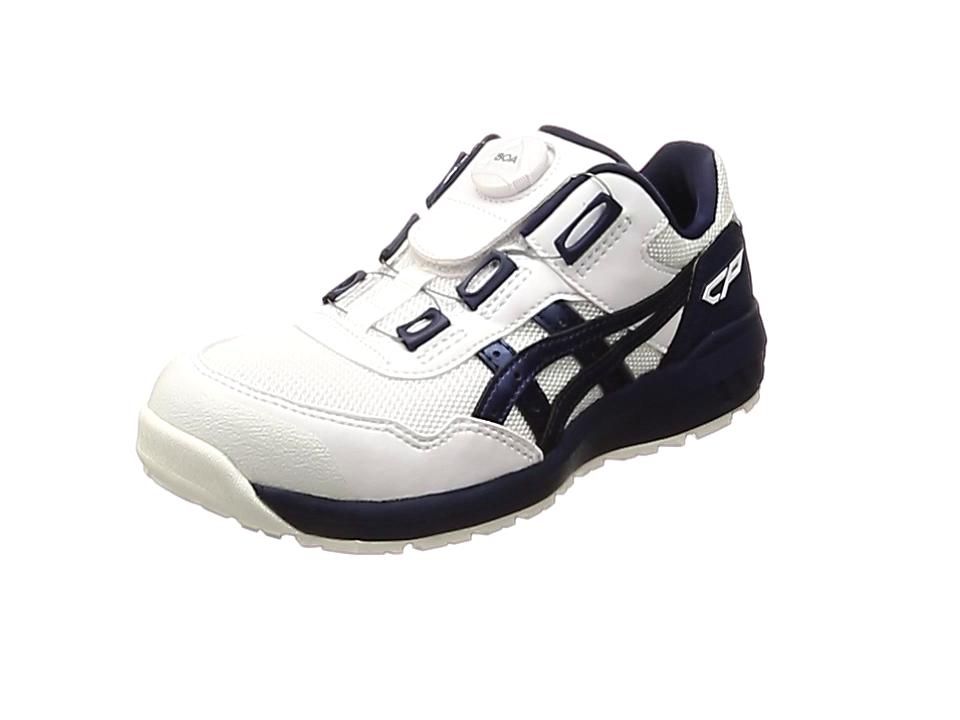 2営業日で発送 ASICS アシックス アシックス ウィンジョブCP209 BOA ホワイト×ピーコート 28.0cm