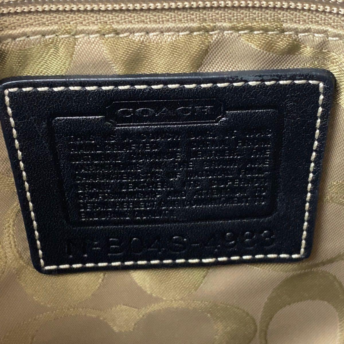 COACH コーチ ソーホー ブラック 黒 シルバー金具 レザー ハンドバッグ