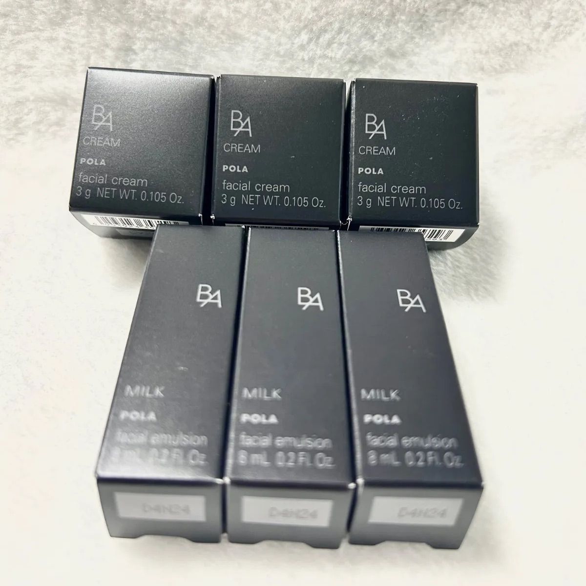 POLA BA ミルク&クリーム トライアルセット 3セット B.A ミルク
