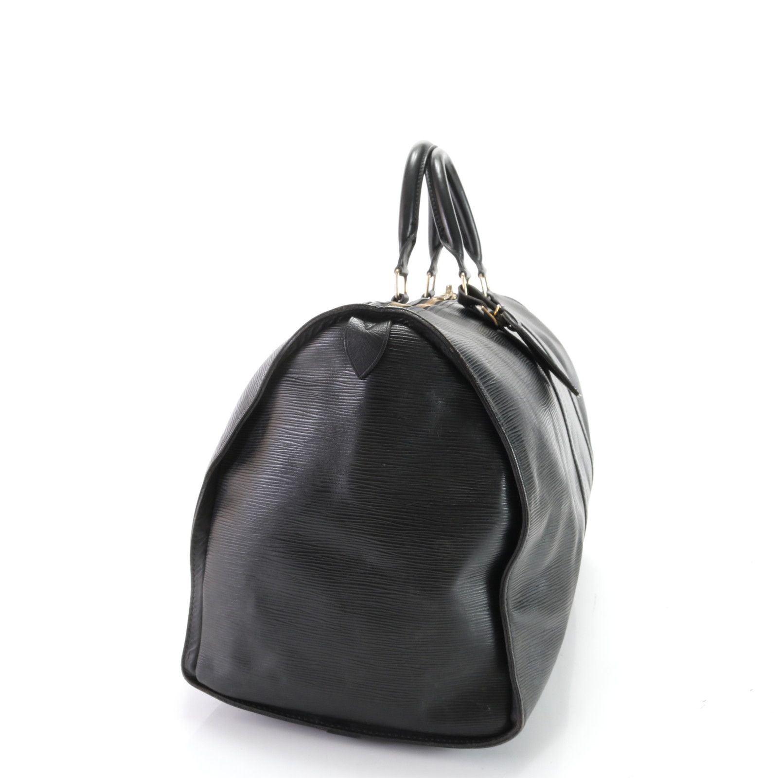 美品 ルイヴィトン キーポル50 ボストンバッグ エピ ノワール M42962