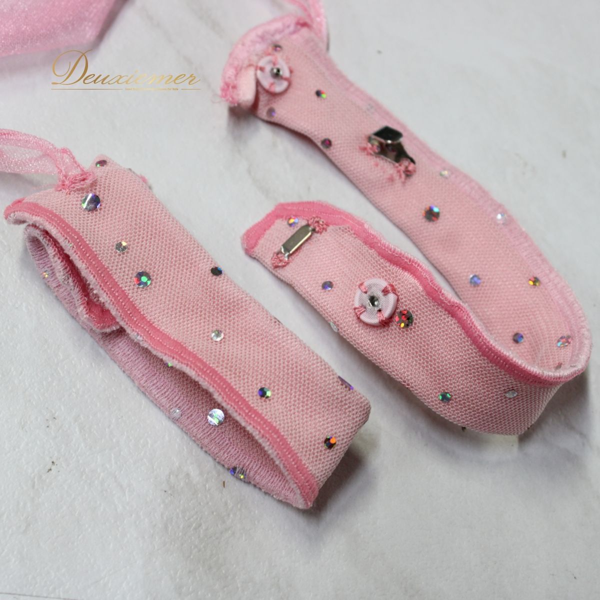 美品 社交ダンス衣装】ワンピース ドレス ピンク ラインストーン
