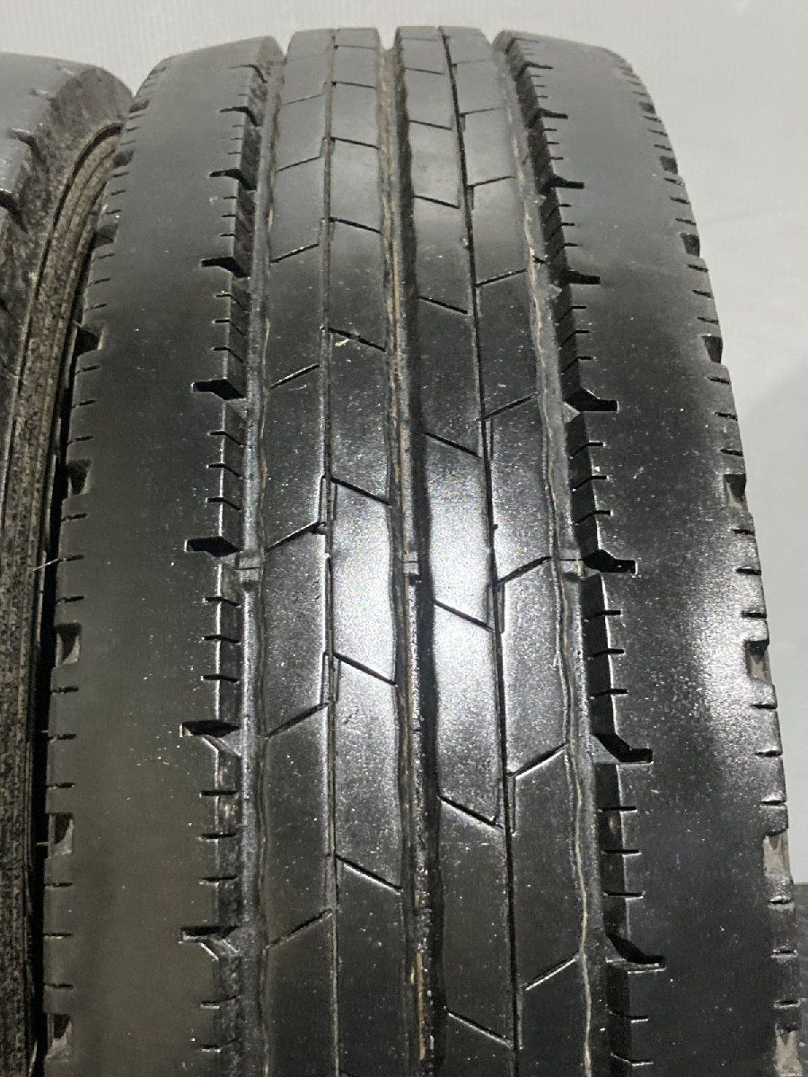 DUNLOP ENASAVE SPLT50 215/70R17.5 118/116L LT 17.5インチ ライトトラック用 夏タイヤ 6本 22年製 バリ溝 ダイナ等　(KTT163)