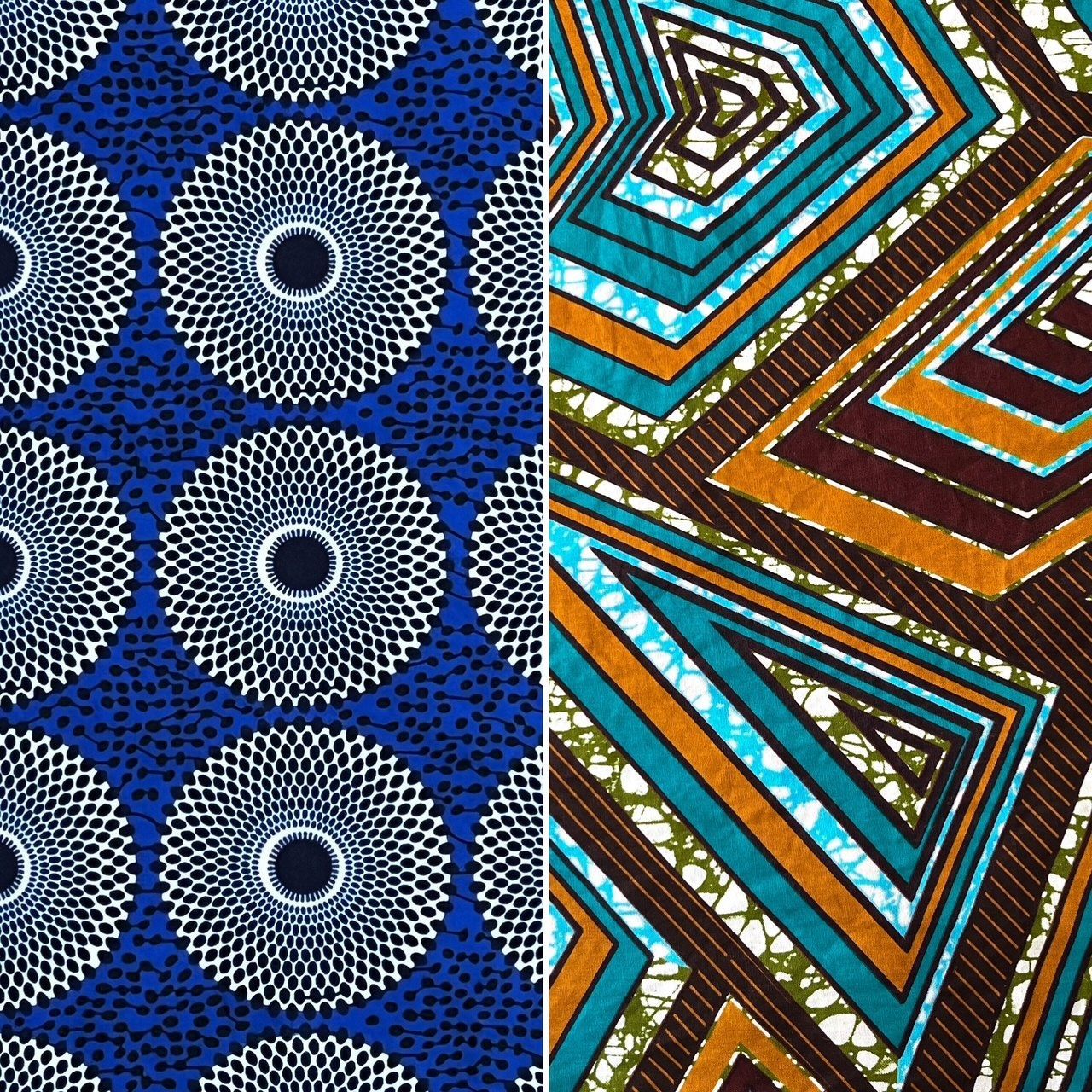 温泉ソムリエ オーダー受付ストップ中 様】アフリカンプリント／小水紋